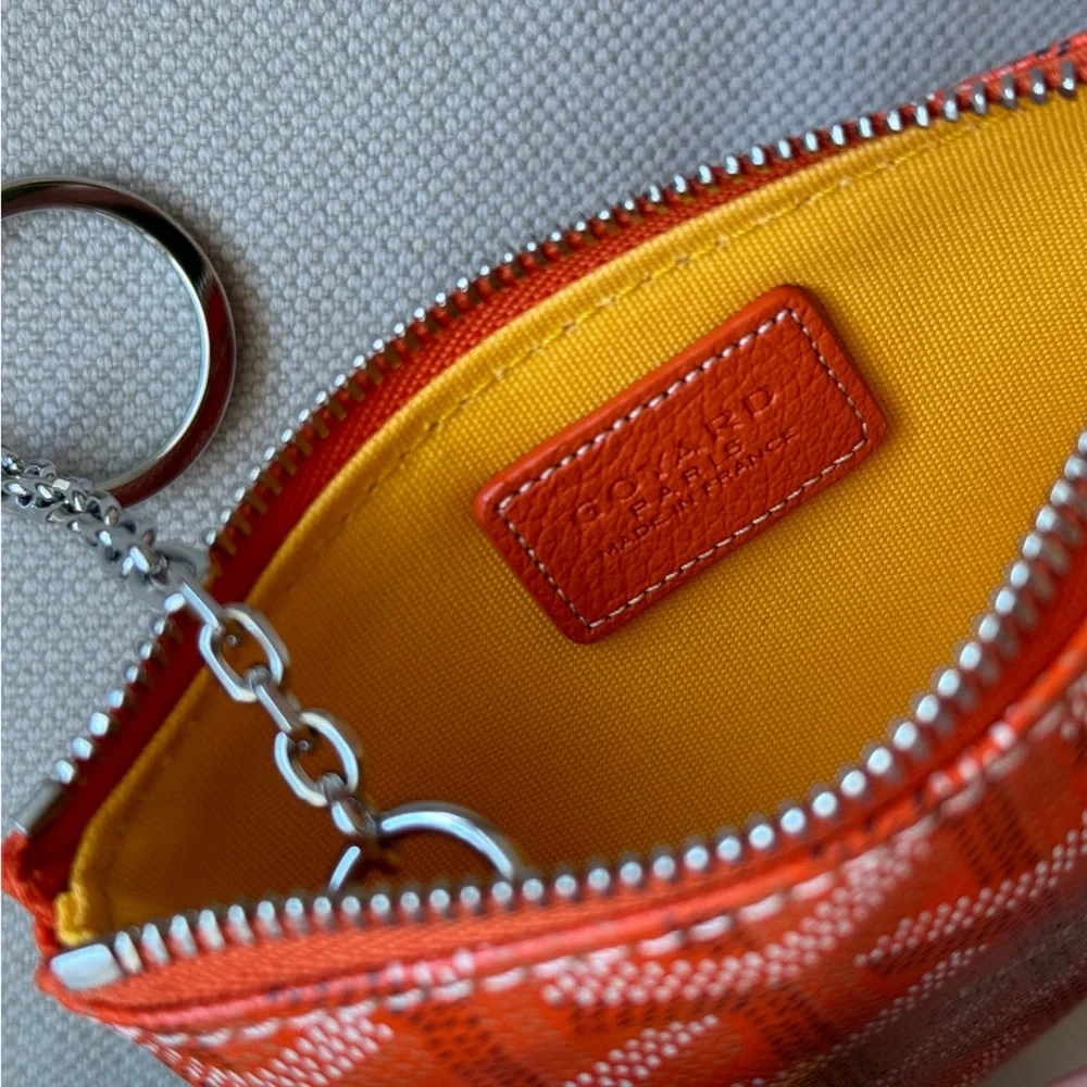 NWT🧡GOYARD🧡Senat Nano Key Pouch Coin Purse Keychain
